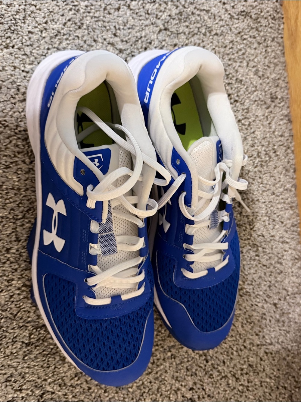 Under Armour Blue Men’s shoes 10.5 - Picture 2 of 3
